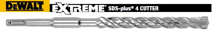SDS Plus 4 Cutter Exxtreme